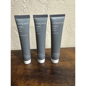 Living Proof Perfect Hair Day 3 Piece Travel Size Set Shampoo Conditioner Styler
